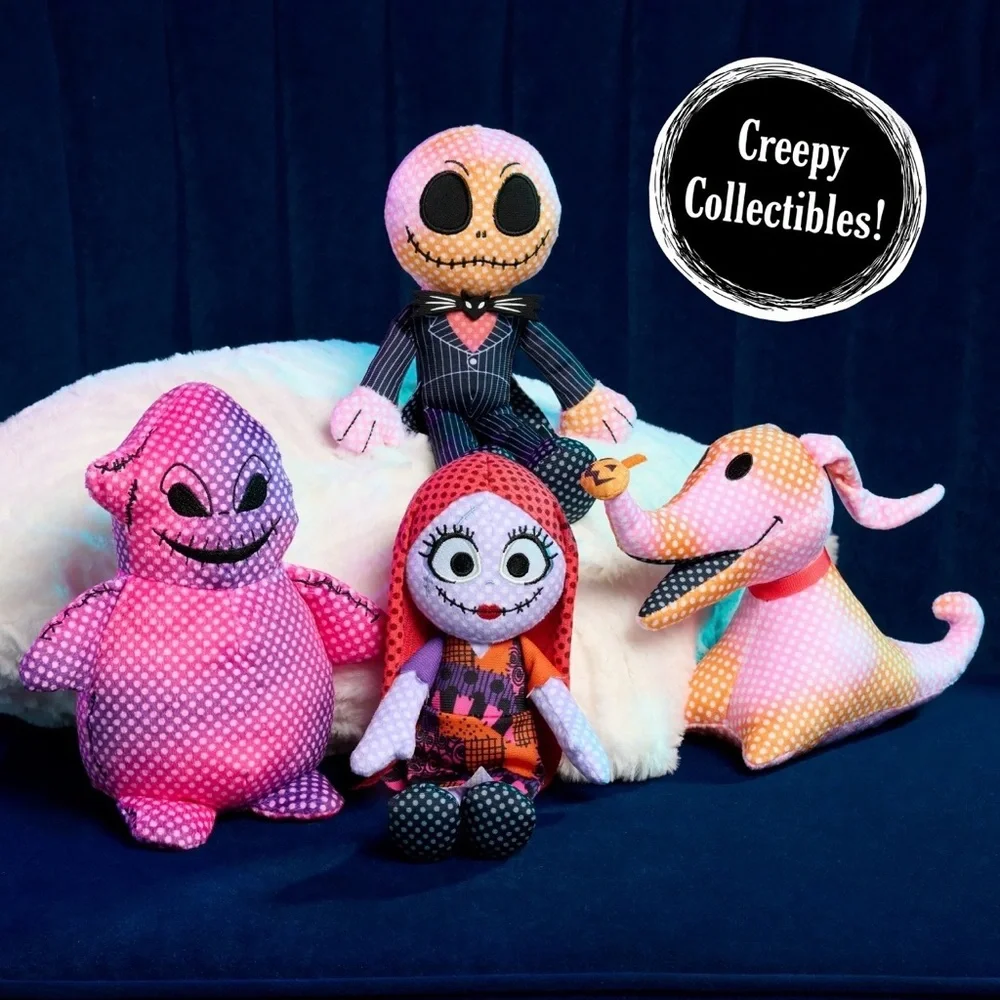 DISNEY Nightmare Before Christmas Jack Zero Sally Oogie Boogie 8in Plush. NEW